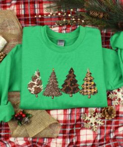 vintage christmas tree shirt for women with leopard print design and cute holiday theme xv6bm scaled