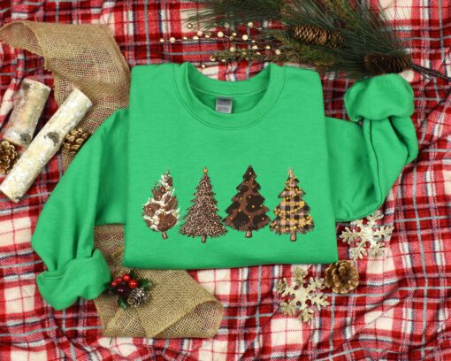 vintage christmas tree shirt for women with leopard print design and cute holiday theme xv6bm scaled