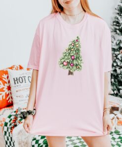 vintage christmas tree shirt whimsical holiday sweatshirt with trendy christmas lights design for festive celebrations ppwio scaled