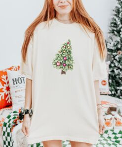 vintage christmas tree shirt whimsical holiday sweatshirt with trendy christmas lights design for festive celebrations u5vjo scaled