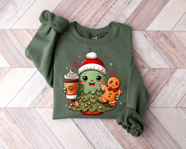 vintage christmas tree sweatshirt for women holiday crewneck with festive design comfortable winter apparel