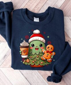 vintage christmas tree sweatshirt for women holiday crewneck with festive design comfortable winter apparel c14wh