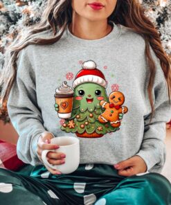 vintage christmas tree sweatshirt for women holiday crewneck with festive design comfortable winter apparel wxxuj