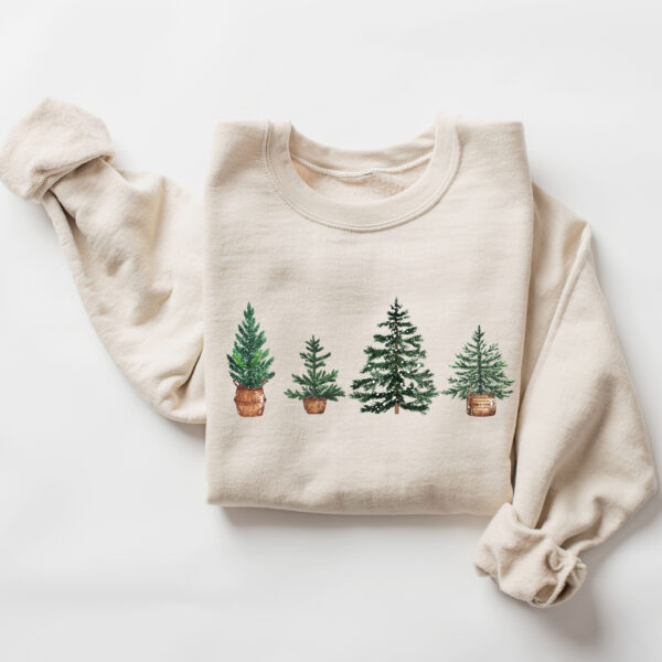 vintage christmas tree sweatshirt holiday jumper trendy winter apparel for festive celebrations and seasonal comfort 7hi3r scaled