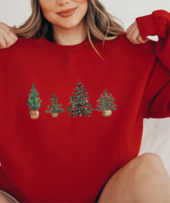 vintage christmas tree sweatshirt holiday jumper trendy winter apparel for festive celebrations and seasonal comfort 7ngoe scaled