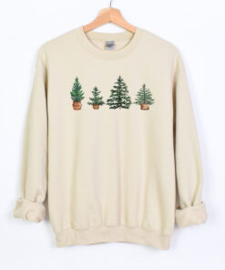 vintage christmas tree sweatshirt holiday jumper trendy winter apparel for festive celebrations and seasonal comfort jrtd7 scaled