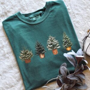 vintage christmas tree sweatshirt rustic holiday design comfortable winter apparel 5mqem