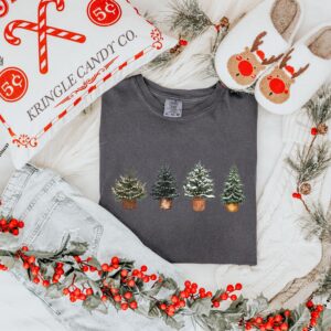 vintage christmas tree sweatshirt rustic holiday design comfortable winter apparel kixbj