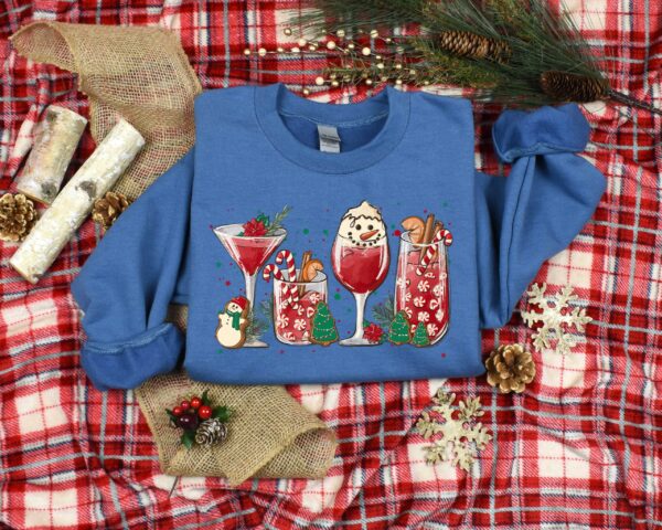 vintage christmas wine t shirt for women featuring ice with wine design fun and unique holiday apparel for christmas celebrations n7ijp scaled