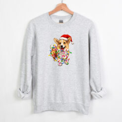 Vintage Corgi Christmas T-Shirt for Dog Lovers Featuring Corgi with Christmas Lights Design Perfect for Corgi Moms and Owners 14 vintage corgi christmas t shirt for dog lovers featuring corgi with christmas lights design perfect for corgi moms and owners t9s92 scaled