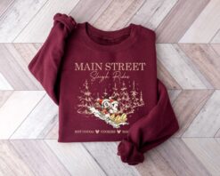 vintage disney christmas shirt featuring retro mickey and minnie sleigh rides design for holiday celebrations jyzx5 scaled