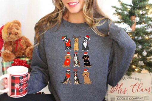 vintage doberman christmas sweater funny holiday crewneck for dog lovers unique doberman dog mom shirt jui15