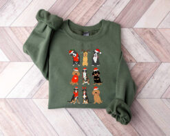 Vintage Doberman Christmas Sweater  Funny Holiday Crewneck for Dog Lovers  Unique Doberman Dog Mom Shirt