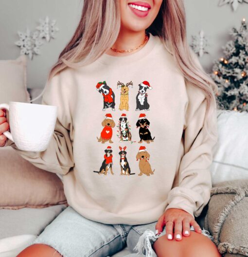 vintage doberman christmas sweater funny holiday crewneck for dog lovers unique doberman dog mom shirt