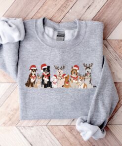 vintage dog christmas sweater for dog lovers funny sweatshirt with holiday design ideal for dog moms and festive celebrations h1vn1