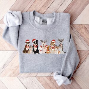 vintage dog christmas sweater for dog lovers funny sweatshirt with holiday design ideal for dog moms and festive celebrations h1vn1