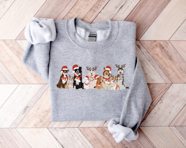 vintage dog christmas sweater for dog lovers funny sweatshirt with holiday design ideal for dog moms and festive celebrations h1vn1