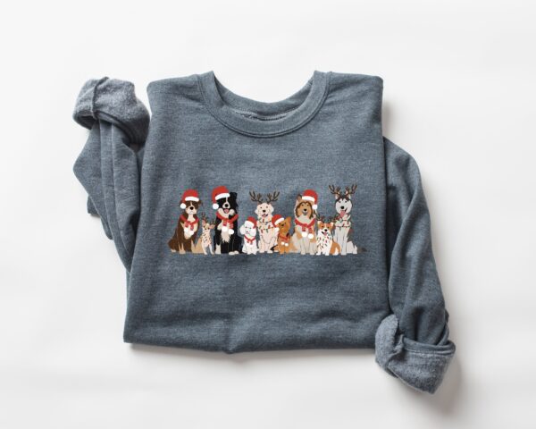 vintage dog christmas sweater for dog lovers funny sweatshirt with holiday design ideal for dog moms and festive celebrations kjzpf