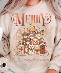 vintage dog christmas sweatshirt for dog moms featuring family and pet design ideal for holiday celebrations and dog lovers ctxns