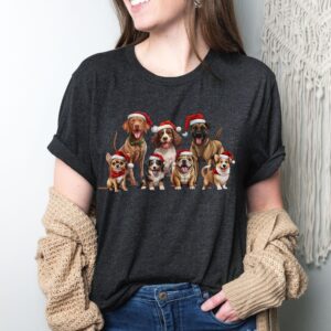 vintage dog christmas t shirt for dog owners funny retro holiday tee for dog moms and dads unique christmas shirt fed4a