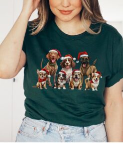 vintage dog christmas t shirt for dog owners funny retro holiday tee for dog moms and dads unique christmas shirt vvynw