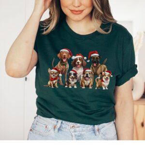 vintage dog christmas t shirt for dog owners funny retro holiday tee for dog moms and dads unique christmas shirt vvynw