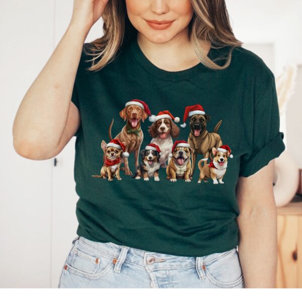 vintage dog christmas t shirt for dog owners funny retro holiday tee for dog moms and dads unique christmas shirt vvynw