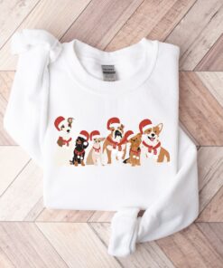 vintage dog lover christmas sweatshirt for dog moms and owners featuring a fun design for holiday celebrations 8dt1s