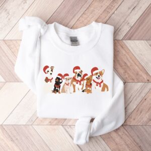 vintage dog lover christmas sweatshirt for dog moms and owners featuring a fun design for holiday celebrations 8dt1s