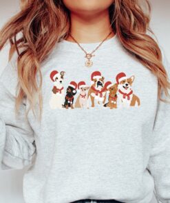 vintage dog lover christmas sweatshirt for dog moms and owners featuring a fun design for holiday celebrations pbyfa