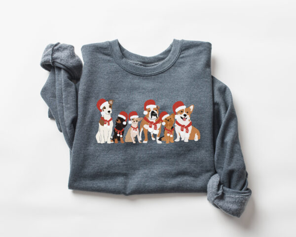 vintage dog lover christmas sweatshirt for dog moms and owners featuring a fun design for holiday celebrations zkubs