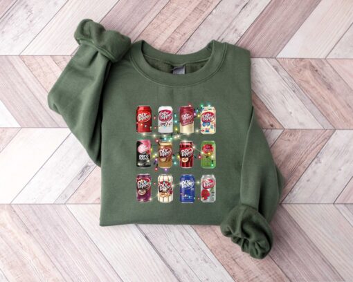 vintage dr pepper sweatshirt for christmas trendy funny shirt featuring classic soda bottles ideal for soda lovers puzsx scaled