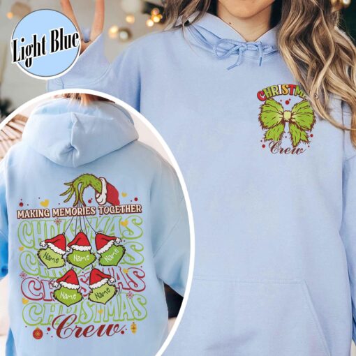 vintage family christmas sweatshirt 2024 with making memories design comfortable crew shirt for family celebrations fjllc