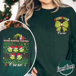 vintage family christmas sweatshirt 2024 with making memories design comfortable crew shirt for family celebrations y2sas