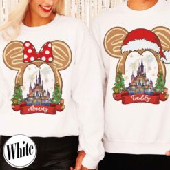 Vintage Family Christmas Sweatshirt for Matching Father and Son Vacation Outfits His and Hers Couple Shirts for Holiday Trips