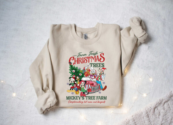 vintage farm fresh shirt featuring mickey tree design for disneyland holiday celebrations comfortable sweatshirt for christmas events 9xvst scaled