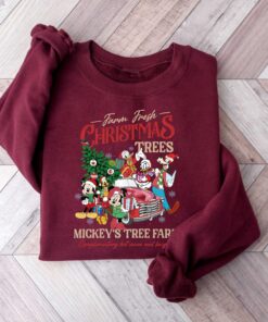 vintage farm fresh shirt featuring mickey tree design for disneyland holiday celebrations comfortable sweatshirt for christmas events b91kq scaled