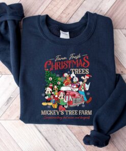 vintage farm fresh shirt featuring mickey tree design for disneyland holiday celebrations comfortable sweatshirt for christmas events j1gum scaled