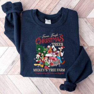 vintage farm fresh shirt featuring mickey tree design for disneyland holiday celebrations comfortable sweatshirt for christmas events j1gum scaled