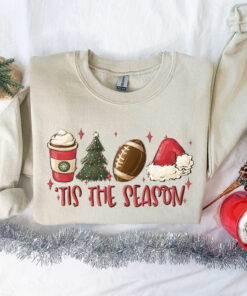 vintage football sweatshirt for winter with this is the season design for football lovers and christmas enthusiasts mepds scaled