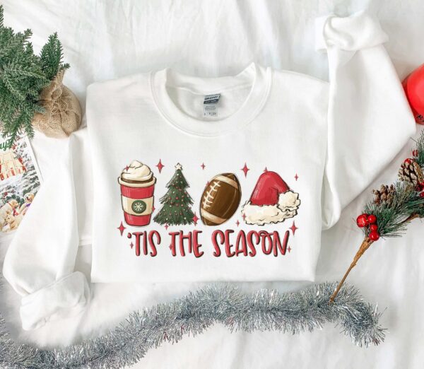 vintage football sweatshirt for winter with this is the season design for football lovers and christmas enthusiasts nvhxe scaled