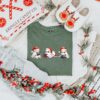 vintage funny christmas t shirt featuring ghosts reading books for holiday lovers spooky winter apparel yhlqe