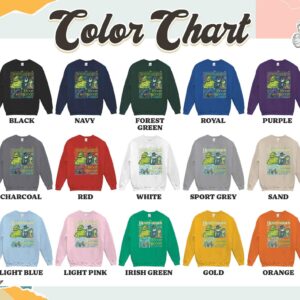 vintage halloween sweatshirt for women nightmare on main street design retro haunted mansion fall shirt br1rz