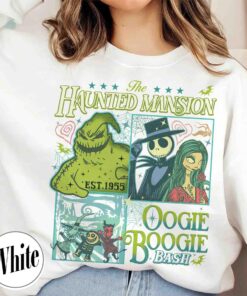 vintage halloween sweatshirt for women nightmare on main street design retro haunted mansion fall shirt nugyh