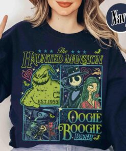 vintage halloween sweatshirt for women nightmare on main street design retro haunted mansion fall shirt urxry