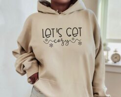 Vintage Hooded Sweatshirt for Women  Comfortable Winter Hoodie  Stylish Fall Christmas Hoodie