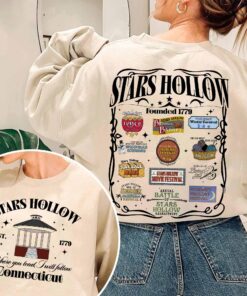 vintage hoodie inspired by stars hollow annual events featuring lukes coffee and diner design for fans of the series yuj0a