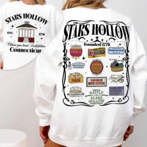 vintage hoodie inspired by stars hollow annual events featuring lukes coffee and diner design for fans of the series zgfue