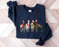 vintage horse christmas sweatshirt for horse lovers featuring funny western design holiday sweater for festive celebrations 1ox0c scaled