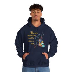 vintage krampus hoodie horror design retro hooded sweatshirt for christmas celebrations unique creepy style for holiday wear dsg0n